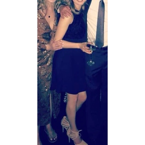 Petite Ann Taylor navy blue cocktail dress - Picture 5 of 5